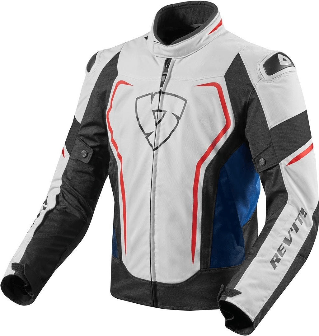REV'IT! Blouson Vertex blanc/bleu/rouge