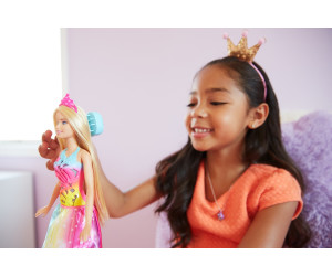 Mattel Barbie Spielzeug Dreamtopia Haarspiel Prinzessin Blond Barbie Mädchen 