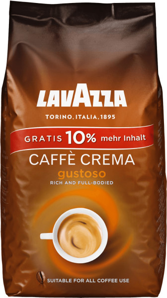 Lavazza Caffe Crema Gustoso Bohnen (1,1 kg)