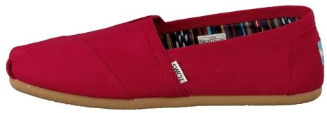 TOMS Shoes Classic Alpargatas Women red canvas ab 33 95 Preisvergleich bei idealo