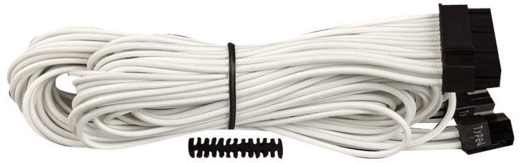 Corsair Premium Sleeved 24-Pin-ATX-Cable white