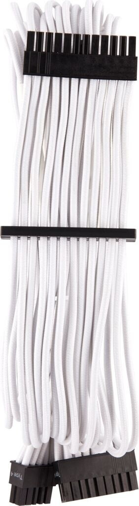 Corsair Câble Premium Sleeved 24-Pin-ATX blanc