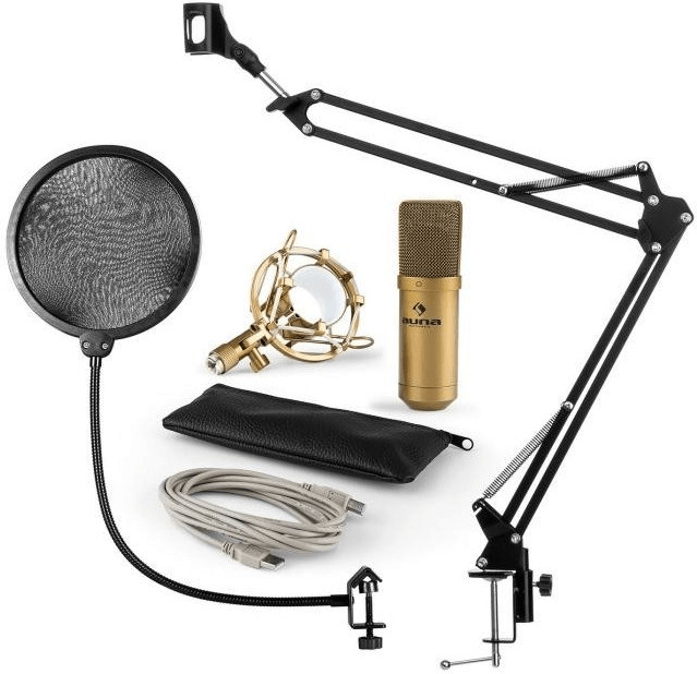 Auna MIC-900G-LED V4 Microphone-Set