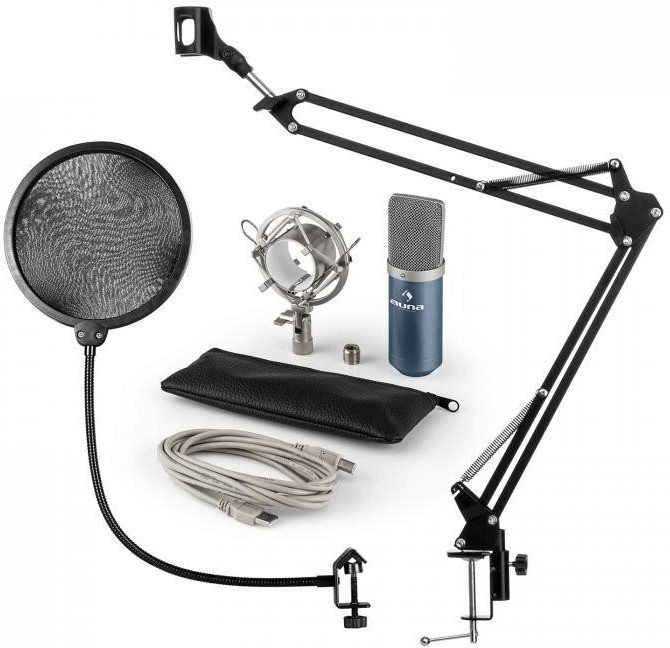 Auna MIC-900BL USB V4 Microphone-Set