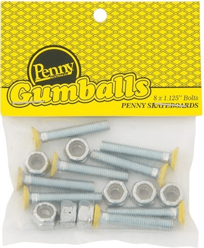 Penny Gumball Bolts yellow