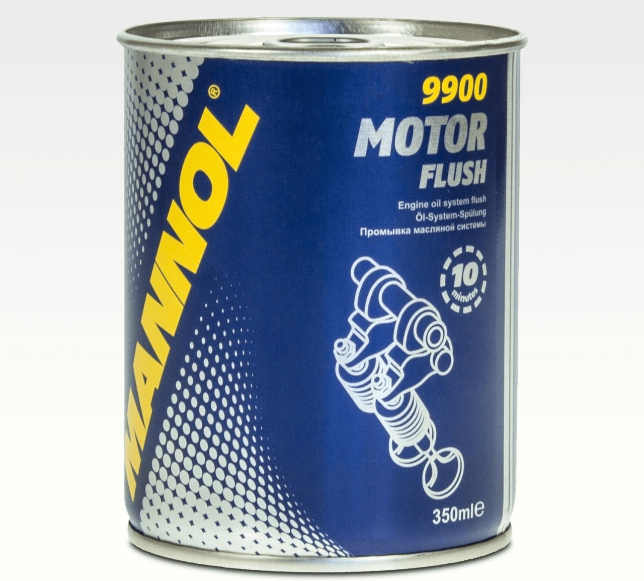 2x MANNOL Motor Flush Motorspülung, 350 ml + Benzin Ester Additive