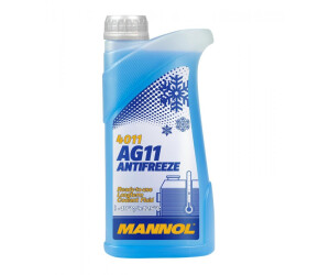 2x MANNOL Antifreeze AG11 Kühlerfrostschutz (- 40°C) Blau, 10L