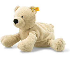 Neu Soft Cuddly Friends Bearzy Teddybär 28 cm Steiff Knopf im Ohr Plüsch 