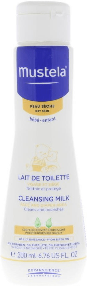 Mustela Peau sèche - Lait de toilette (200 ml)
