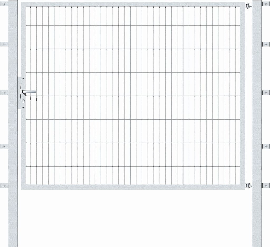 Alberts Flexo 200 x 160 cm 6/5/6 Rahmen 40x40 inkl. Pfosten 8 x 8 cm feuerverzinkt