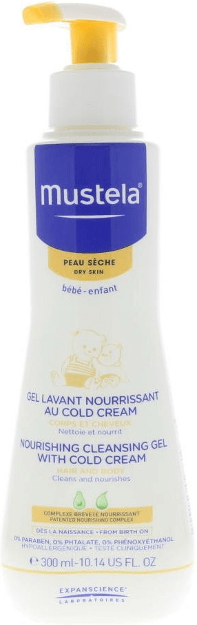 Mustela Peau sèche - Gel lavant nourrissant au Cold Cream (300 ml)