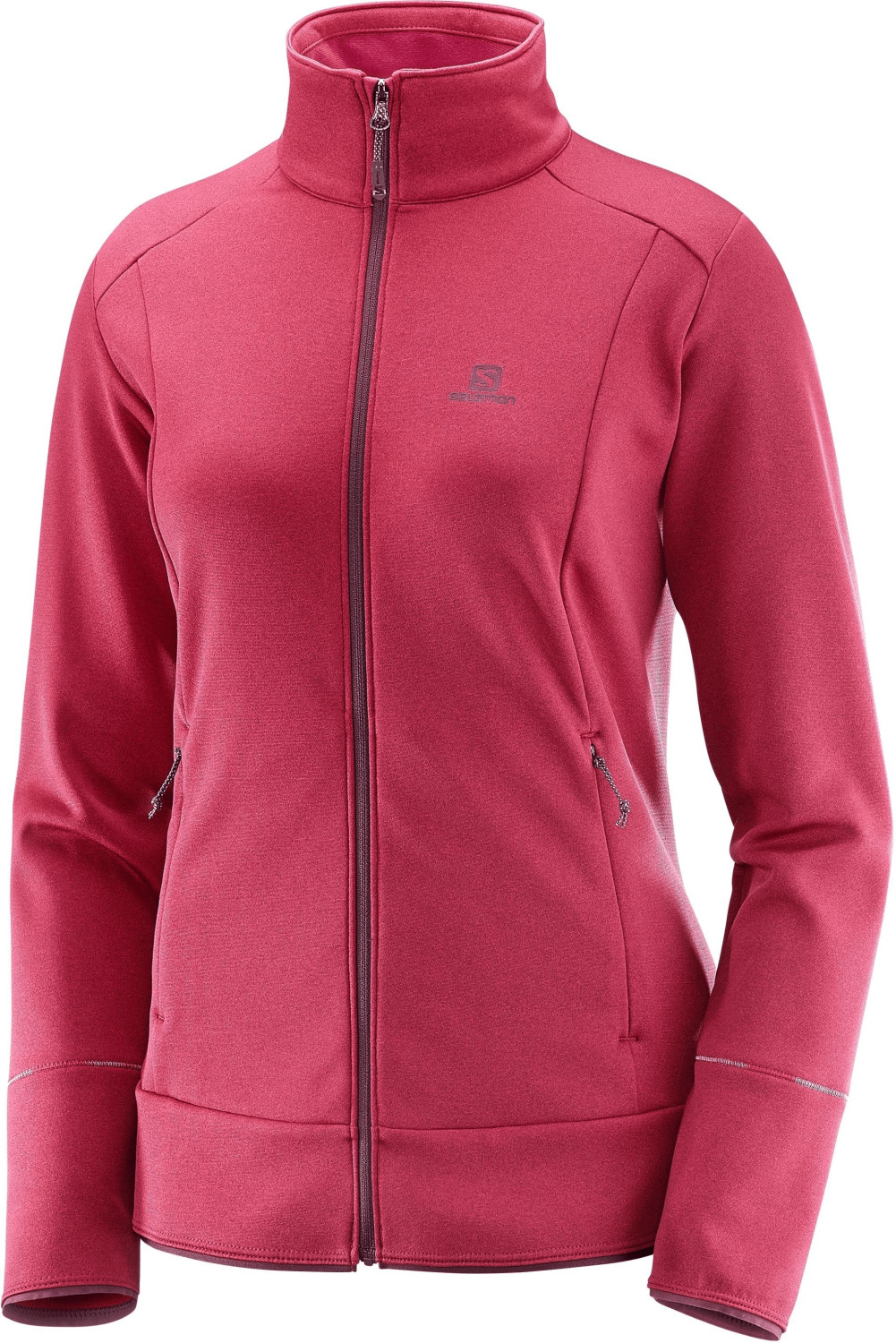 Salomon Veste polaire Discovery FZ femme Beet Red