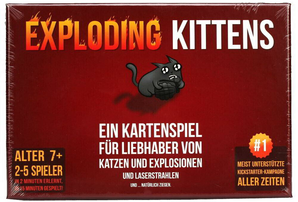 Exploding Kittens - Für Liebhaber von Katzen und Exlosionen (german)