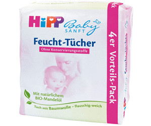 HiPP Babysanft Feuchttücher zart pflegend 30x 56 gesamt 1680 Tücher 