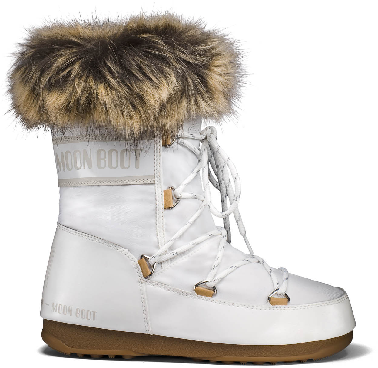 moon boots noir brillant