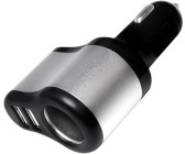 mumbi Auto KFZ 3-fach Verteiler für Zigarettenanzünder + USB Auto