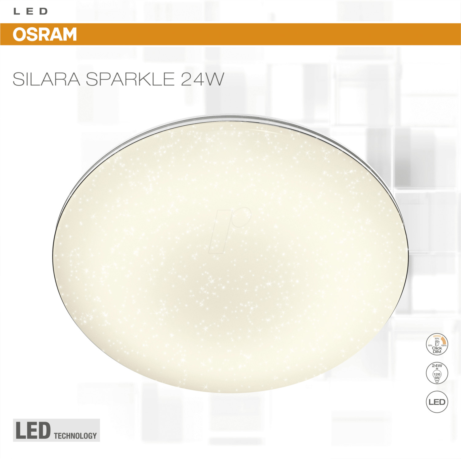 | € 38,75 ab LED Preisvergleich 45cm Silara 24W Sparkle Ø Osram bei (042230)