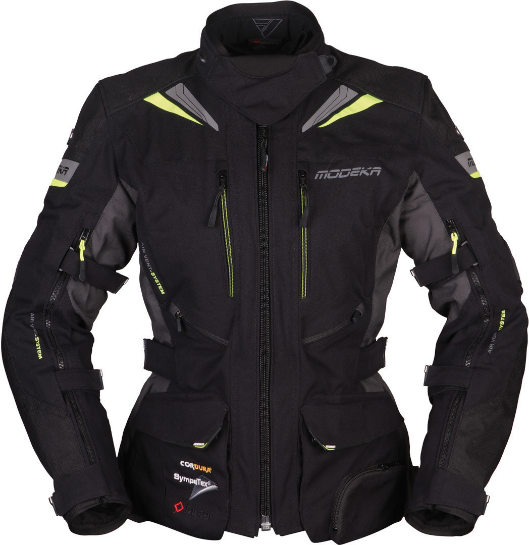 Modeka Veste Panamericana noir/jaune