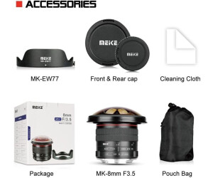 Objectif Fisheye Meike 8 Mm F/3.5 Pour Fuji X - Ultra Grand Angle Manuel, Mise Au Point à 10 Cm - 3