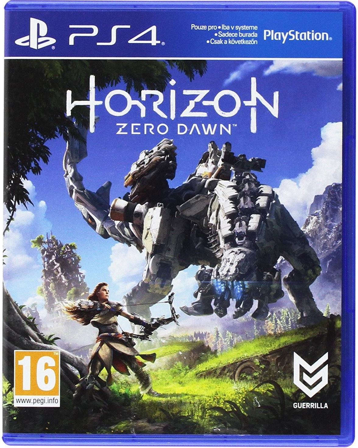 Мир игры horizon. PLAYSTATION 4 Horizon Zero Dawn. Horizon Zero Dawn ps4 диск. Horizon Zero Dawn ps4 обложка. Игра ПС 4 Горизонт.