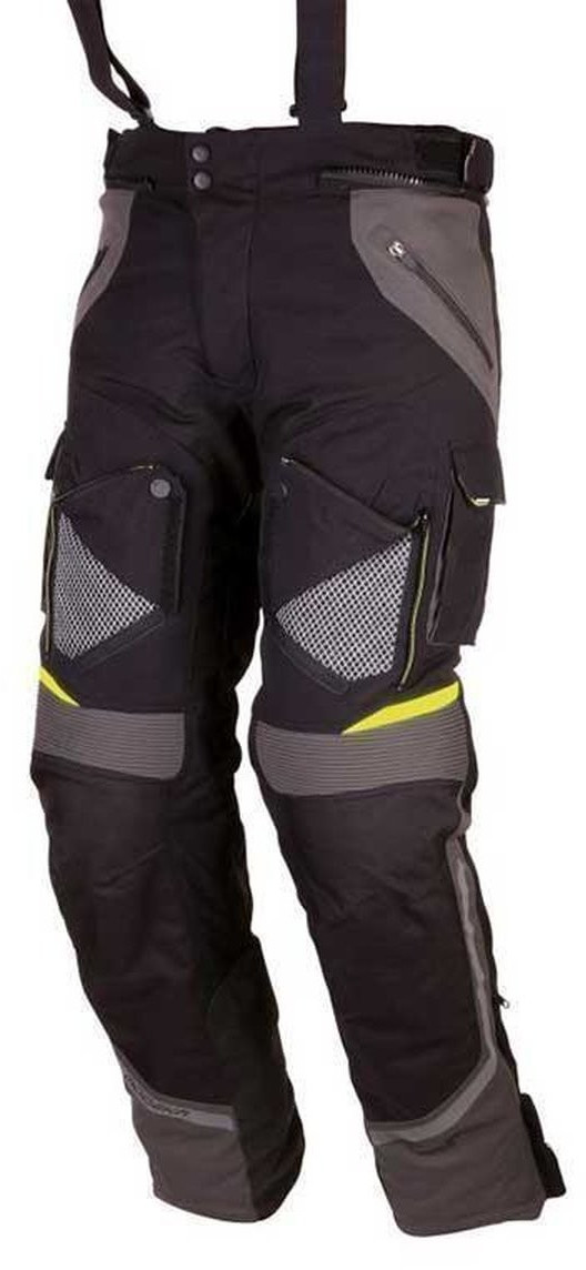 Modeka Pantalon Panamericana noir/jaune