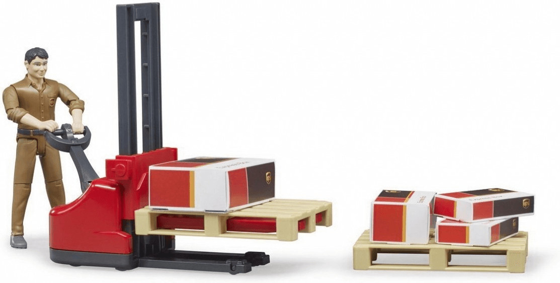 Bruder Set logistique UPS avec figurine (62210)