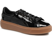 Puma damen basket platform patent sneaker outlet