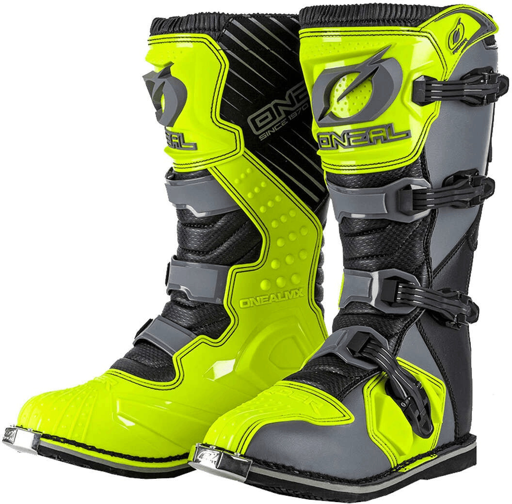 O'Neal Bottes Rider gris/jaune