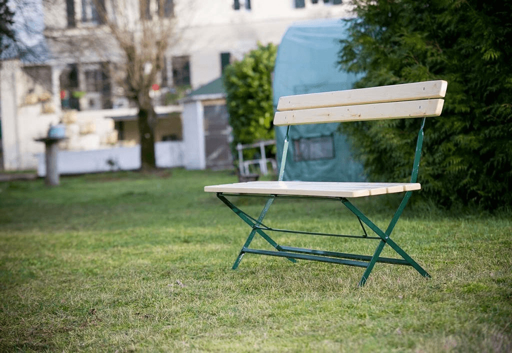 habrita Banc de jardin VICHY en sapin pliable