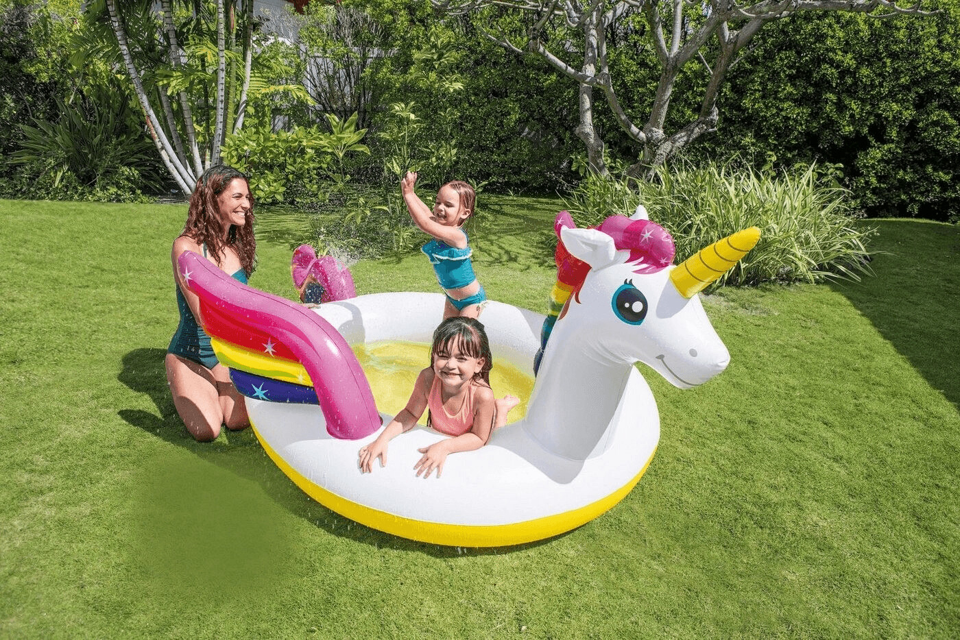 Intex Piscinette licorne fontaine magique (57441NP)