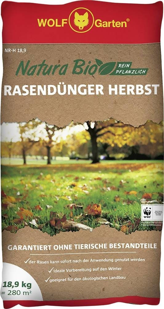 WolfGarten Natura Bio Rasendünger für 280m² (NRH 18,9) ab 37,99