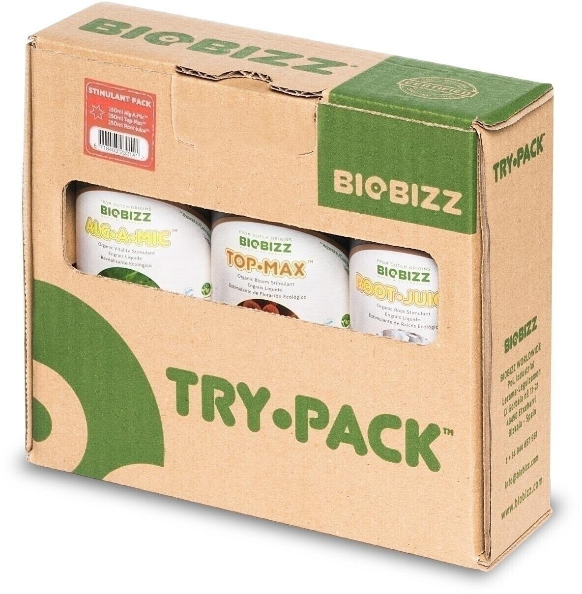 Biobizz Try - Pack stimulant (3x250 ml)