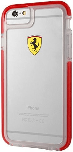 Ferrari Racing Shield Shockproof transparent/red (iPhone 6/6S)