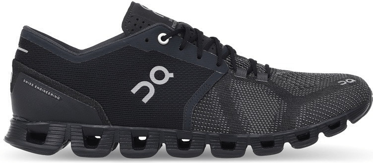 On Cloud X Black/Asphalt