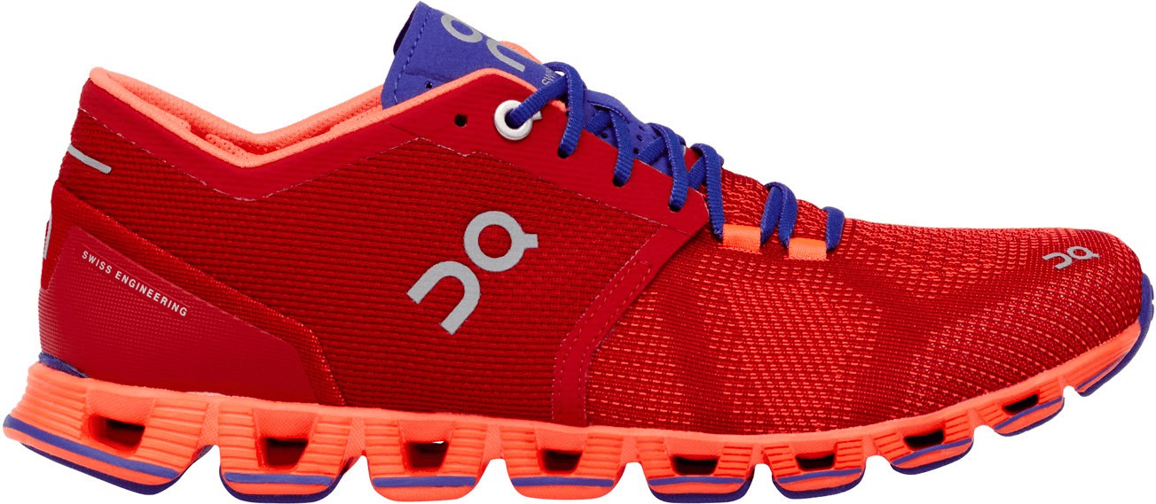 On Cloud X Women red/flash