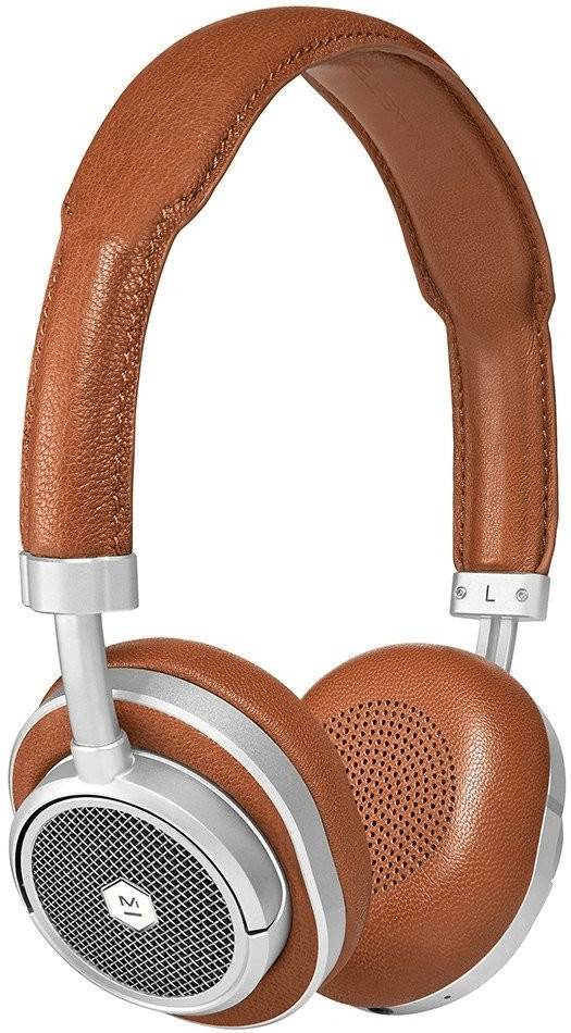 Master & Dynamic MW50 Silver Metal/Brown Leather