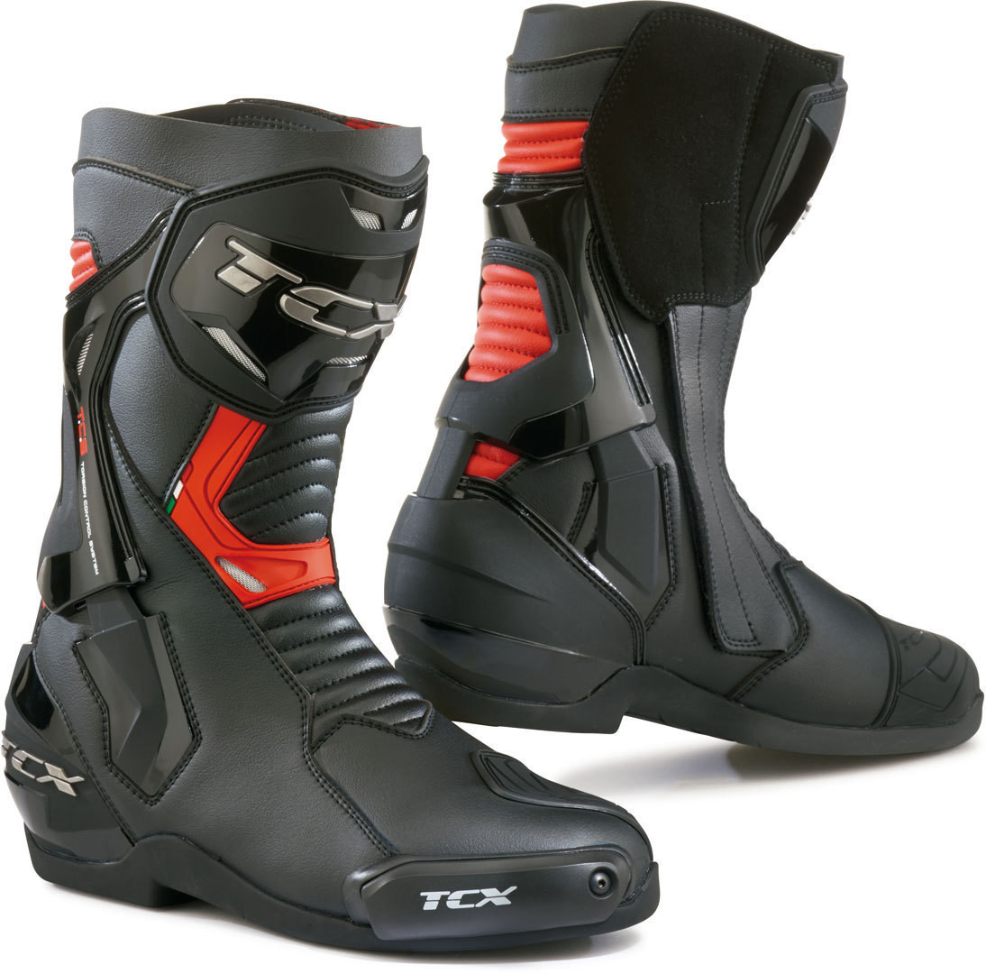TCX Bottes ST-Fighter noir/rouge