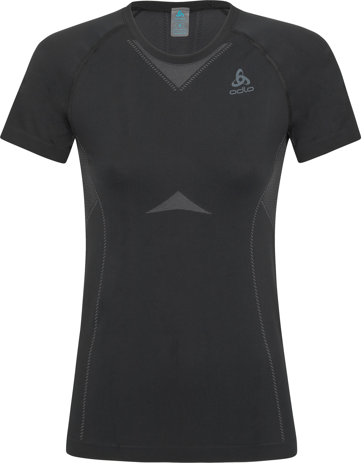 Odlo Suw Top Crew Neck s/s Performance Light (188011) black/odlo graphite grey