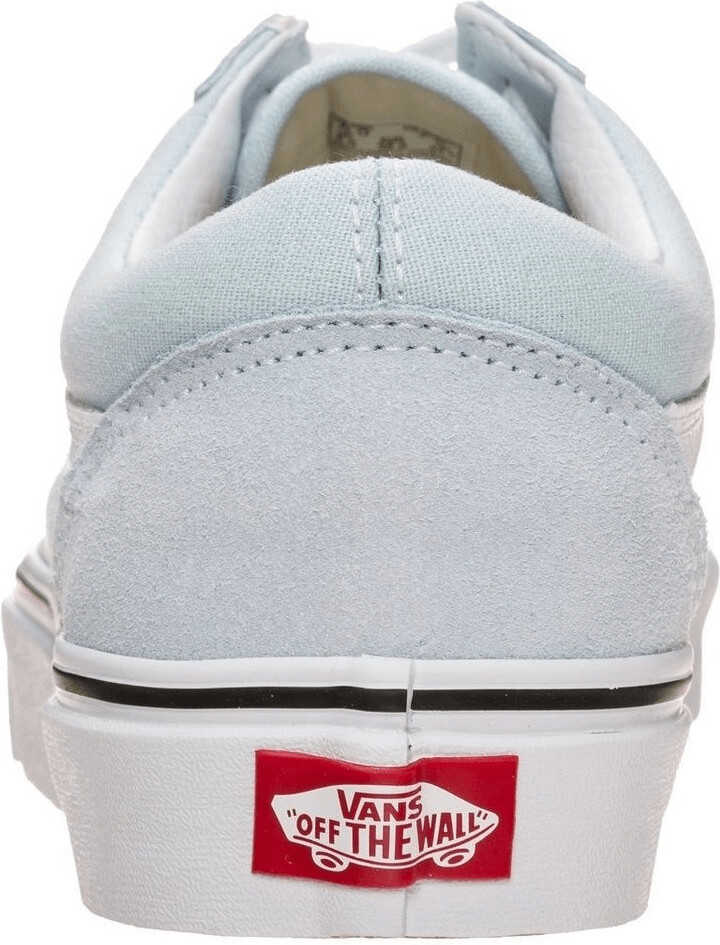 Vans old skool baby blue & true white shoes outlet
