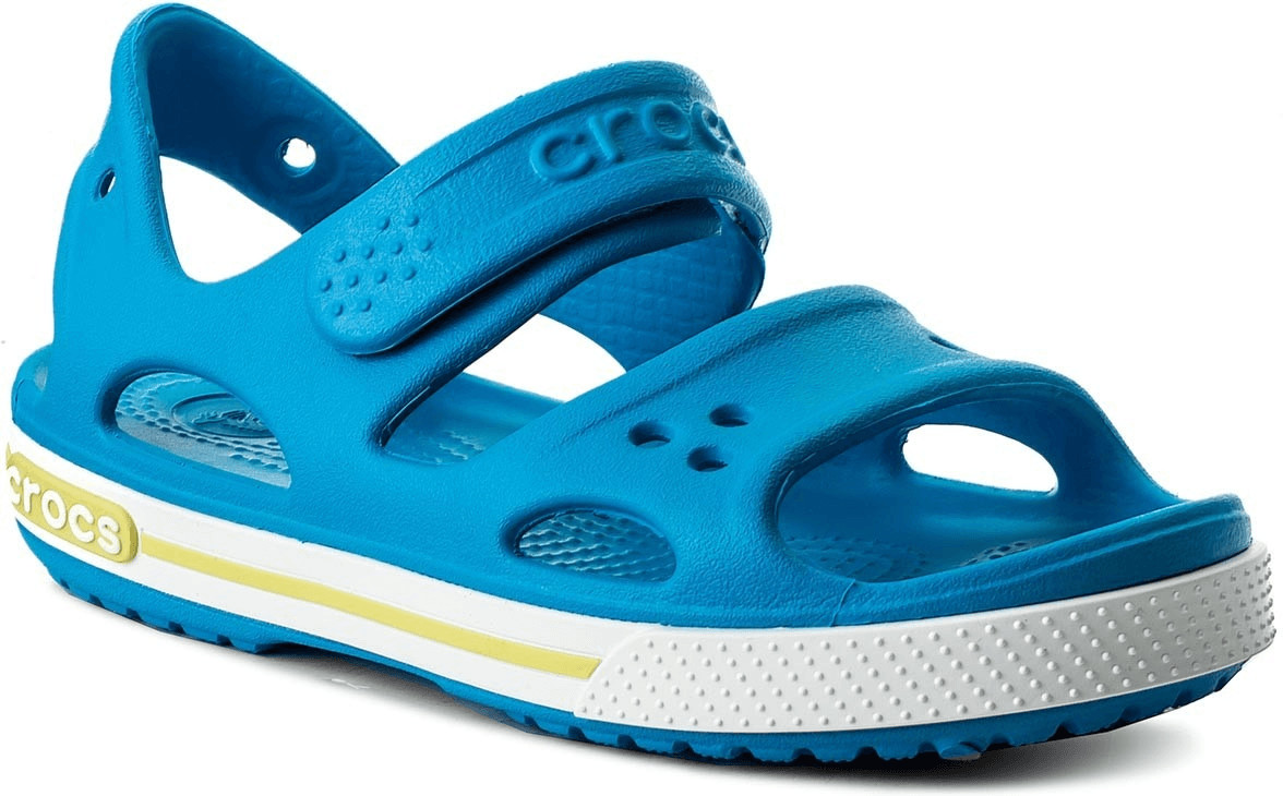 Buy Crocs Kids Crocband II Sandal ocean/tennis ball green from £47.27 ...