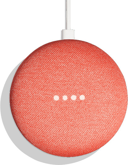 Google Home Mini Corail