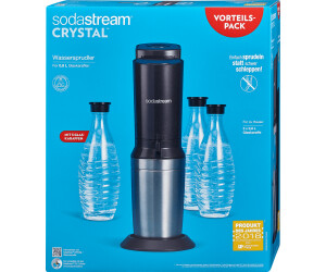 3 glaskaraffen SodaStream Crystal 2.0 wassersprudler Titan incl NOUVEAU & NEUF dans sa boîte ** 