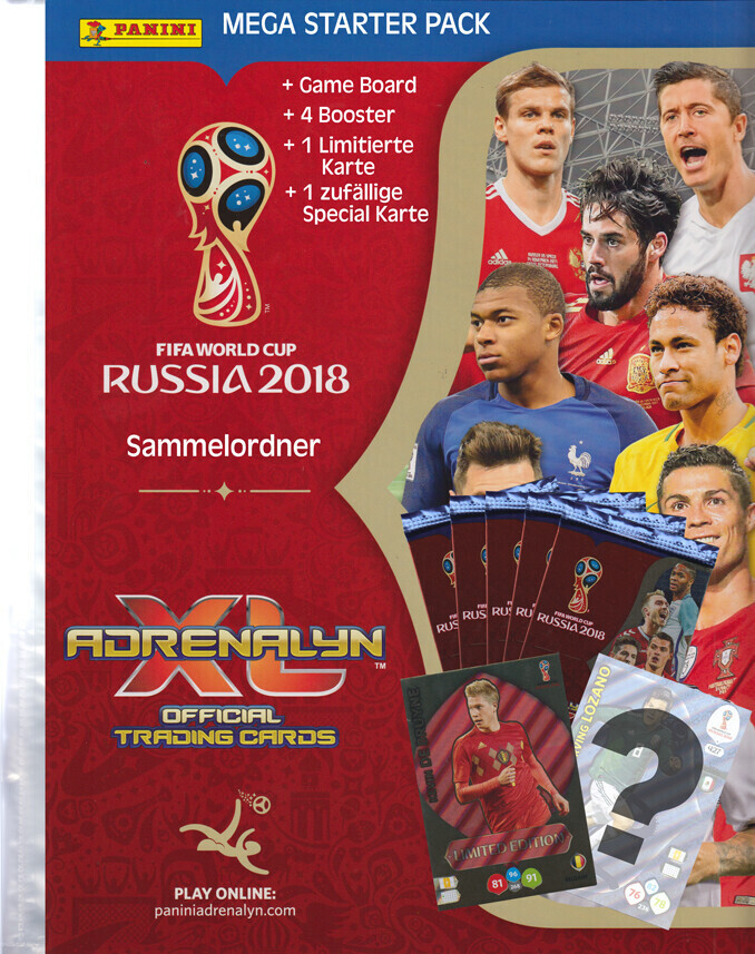 PANINI Adrenalyn XL Road to 2018 FIFA World Cup Russia  Mega Starter