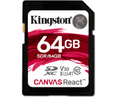 kingston canvas react 64 gb sdxc speicherkarte