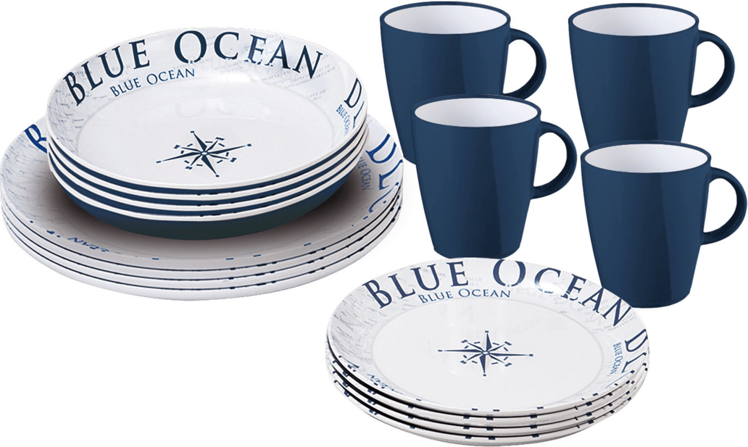 Brunner Lunch Box 16 pc. Blue Ocean
