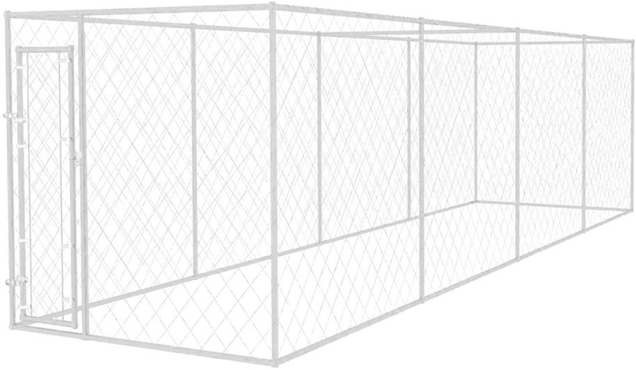 VidaXL Chenil extérieur 800 x 200 x 195 cm