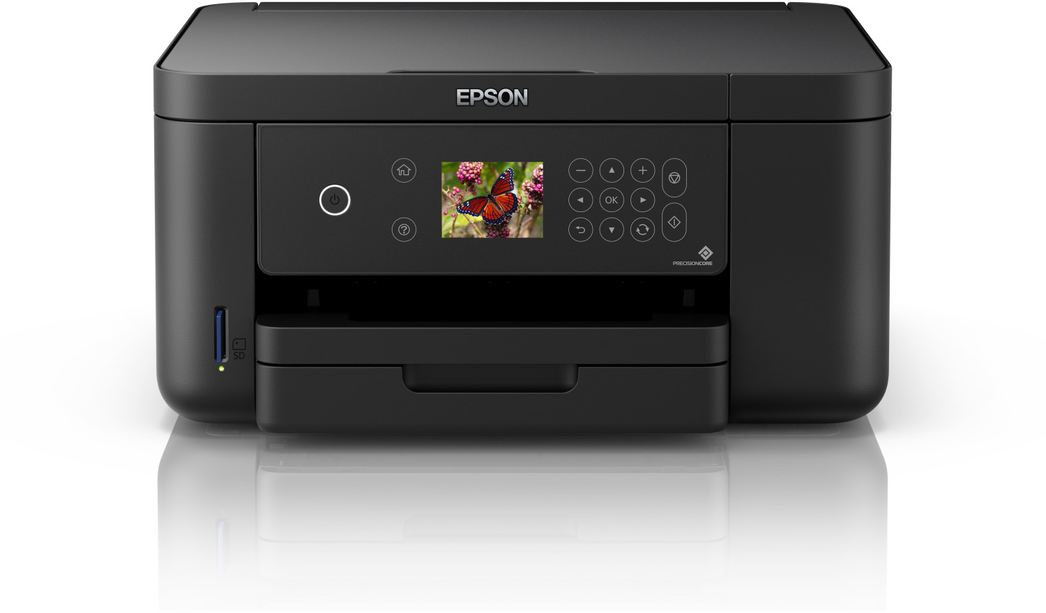 Epson Imprimante Expression Home XP-2105, Multifonction 3-en-1 : Imprimante  / Scanner / Copieur, A4, Jet d'encre couleur, Wifi Direct, Cartouches