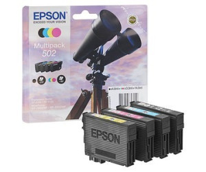 Epson 502 XL Noir - Couleurs - Cartouches d'encre compatible - pack de 4  (1x17ml + 3x14ml) - k2print