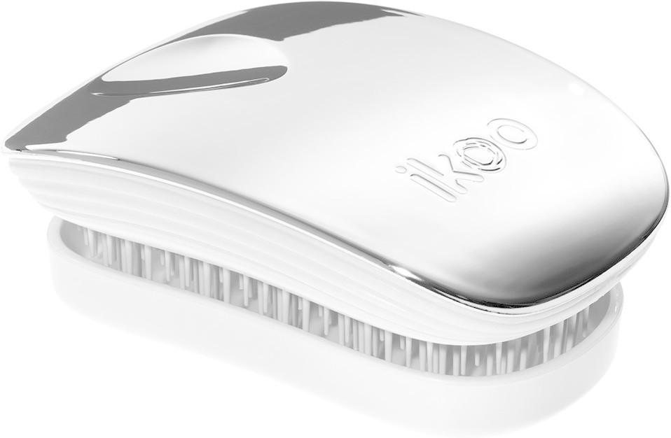 ikoo Metallic Pocket Brush White Oyster