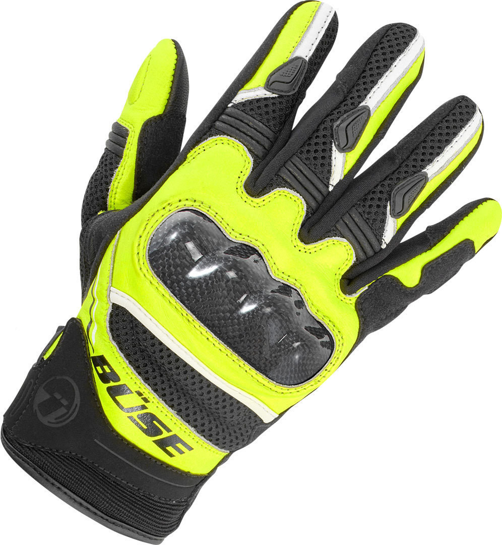 Büse Gants Safe Ride noir/jaune